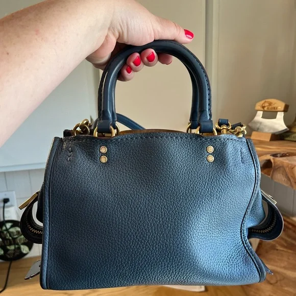 Coach Rogue 25 in blue/navy/denim 🩵💙 - Picture 8 of 17